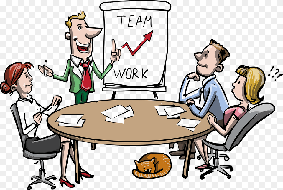 Meeting Clipart, Publication, Book, Comics, Person Free Transparent Png