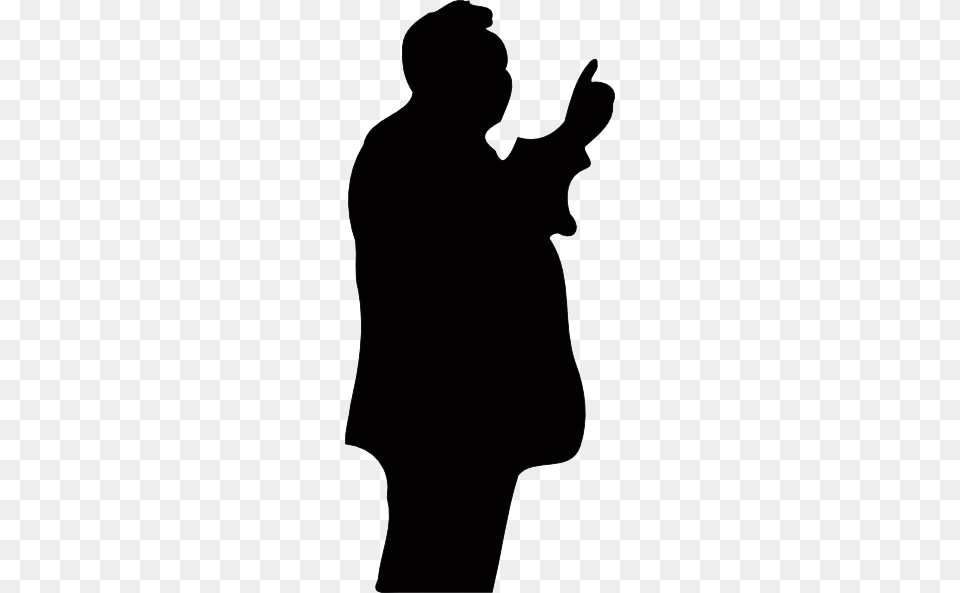Meeting Clipart Presenter, Silhouette, Adult, Male, Man Free Png