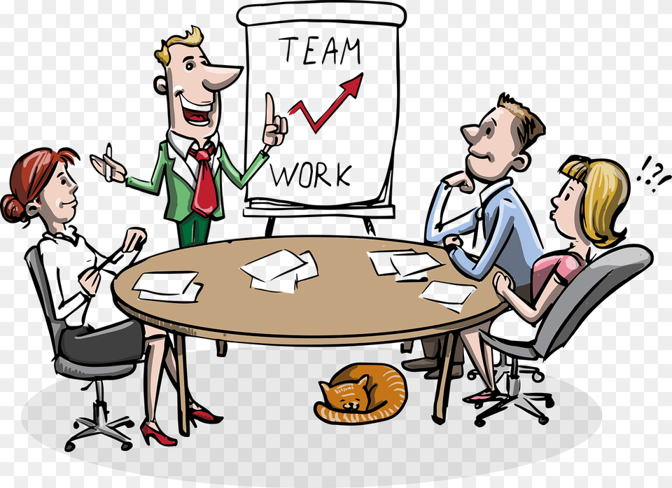 Meeting Environment Clip Art, Book, Publication, Person, Comics Png Image