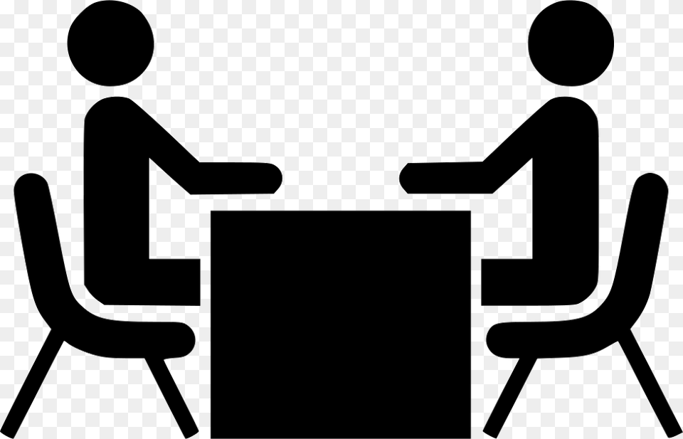 Meeting Icon Free Download, Conversation, Interview, Person, Stencil Png