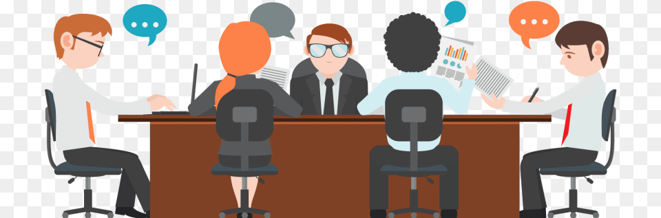 Meeting Illustration, Person, People, Adult, Man Free Png