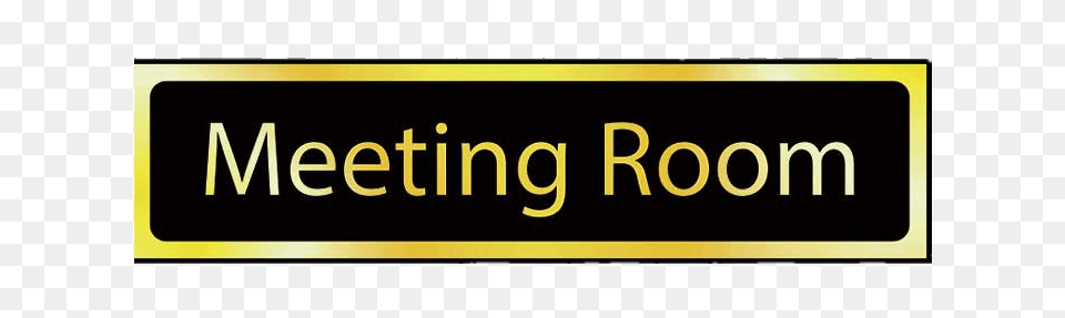 Meeting Room Golden Sign, Scoreboard, Symbol, Text Free Png Download