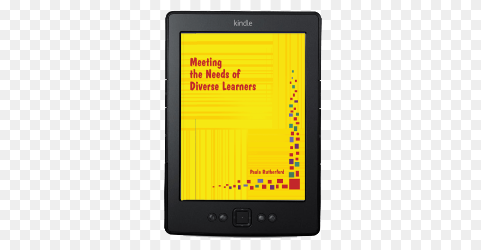 Meeting The Needs Of Diverse Learners Kindle Edition, Computer, Electronics, Tablet Computer, Hand-held Computer Png