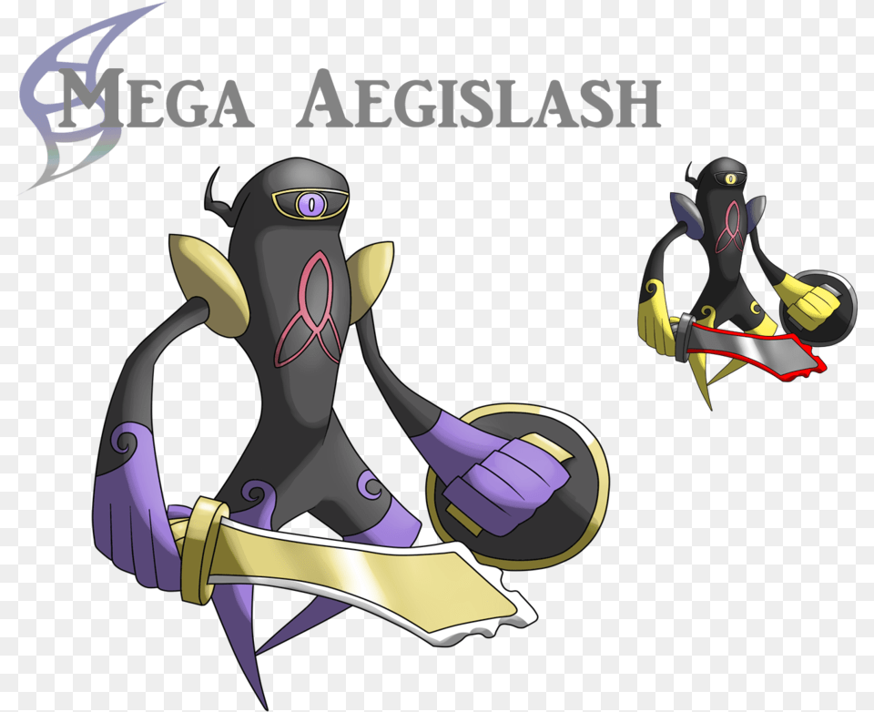 Mega Aegislash By Alphaxxi Pokemon Aegislash Mega Evolution, Art, Graphics, Smoke Pipe, Book Free Png Download