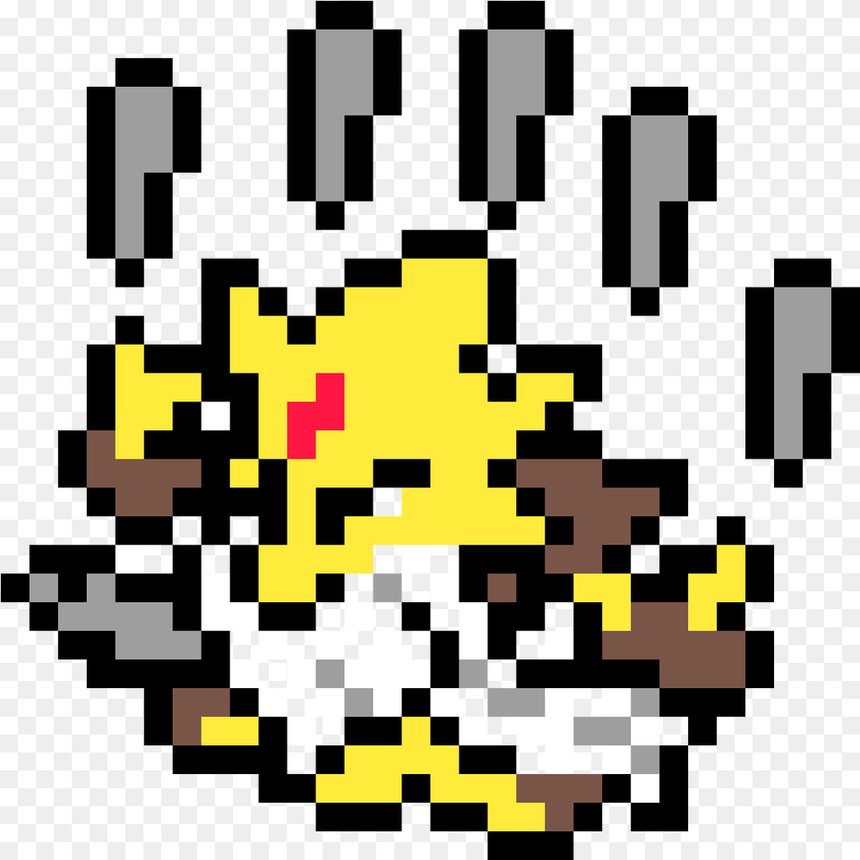 Mega Alakazam Pixel Art With Pixel Art Pokemon Mega Alakazam, Graphics, Pattern Png Image