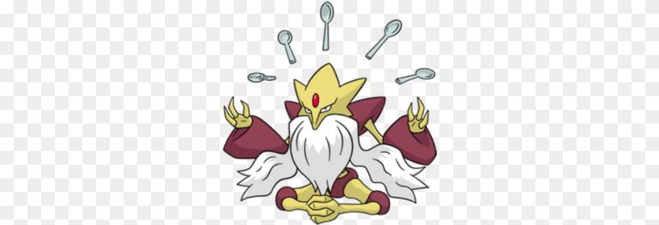 Mega Alakazam Pokemon Mega Alakazam X, Cutlery, Spoon, Cartoon Png