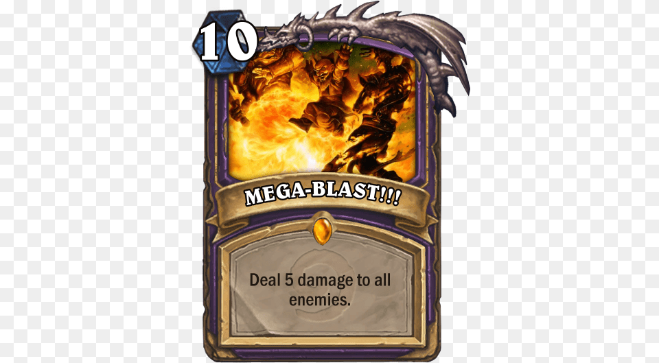Mega Blast Hearthstone Wiki Custom Hearthstone Cards Png Image