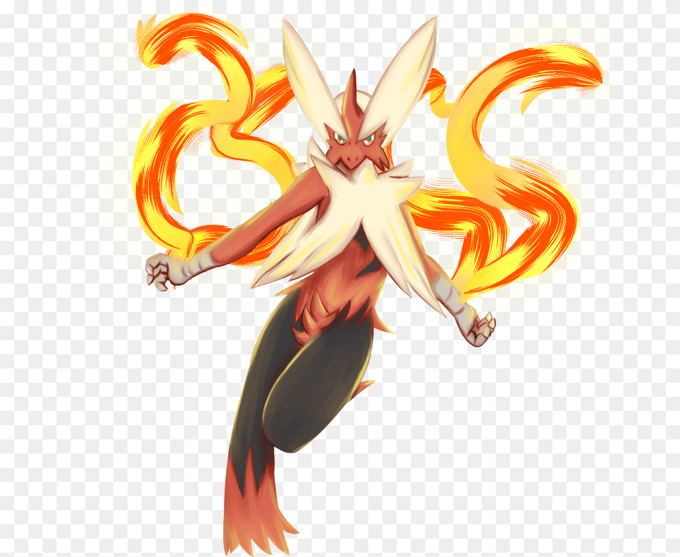 Mega Blaziken Transparent Mega Blaziken, Adult, Female, Person, Woman Free Png Download