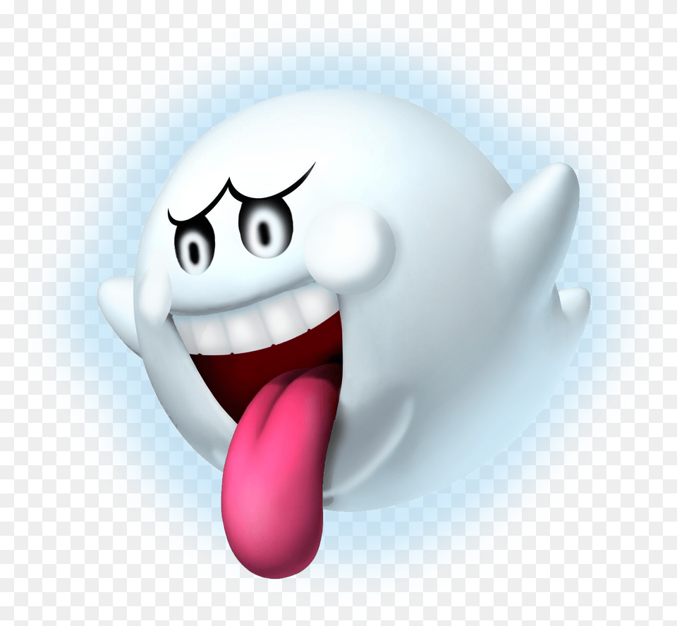 Mega Boo Smw3d Boo Mario Bros, Body Part, Mouth, Person, Tongue Free Png