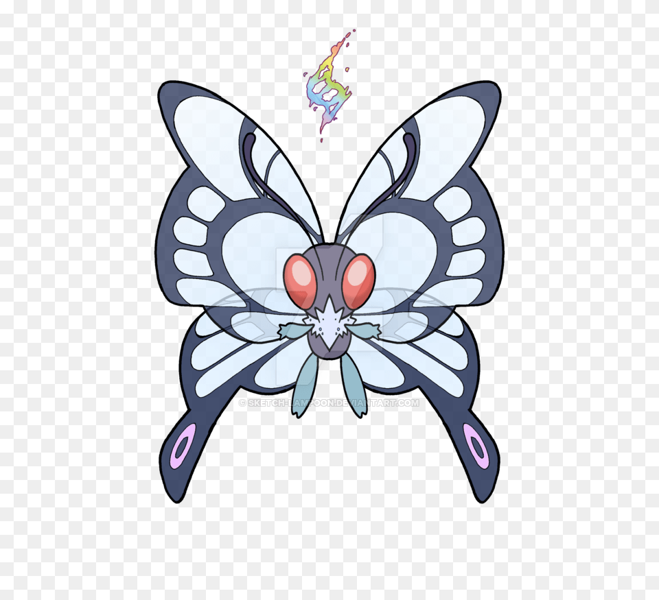 Mega Butterfree, Animal, Bee, Insect, Invertebrate Free Png Download