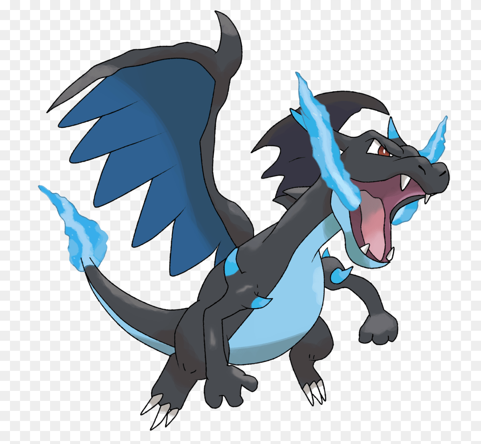 Mega Charizard Image, Dragon, Animal, Fish, Sea Life Free Png