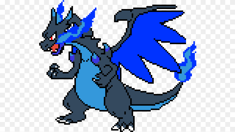 Mega Charizard X, Dragon, Person Png Image