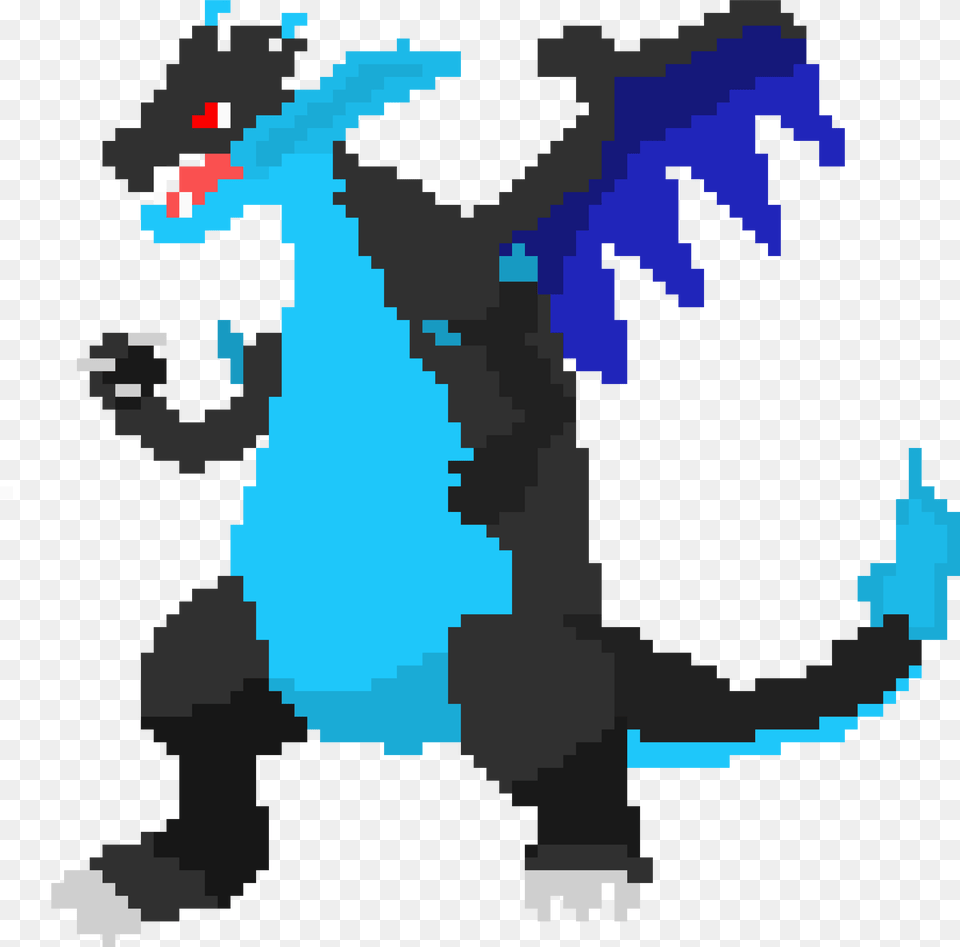 Mega Charizard X, Dragon, Person, Animal, Mammal Png