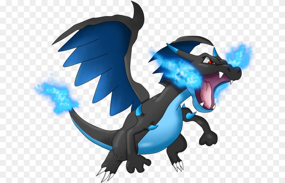 Mega Charizard X By Saodvd Mega Dracaufeu, Dragon Free Transparent Png