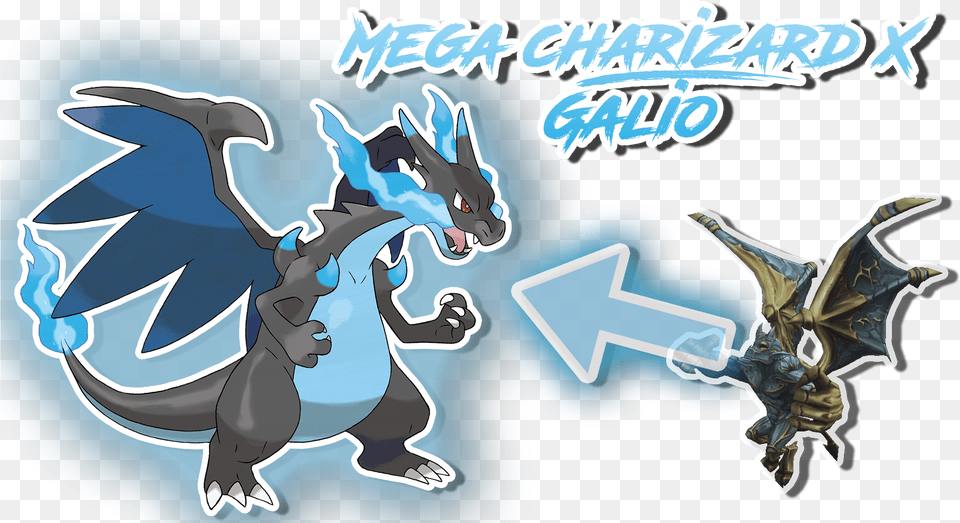 Mega Charizard X Galio Map Skins Red And Blue Charizard Pokemon Charizard, Dragon, Accessories, Baby, Person Free Png