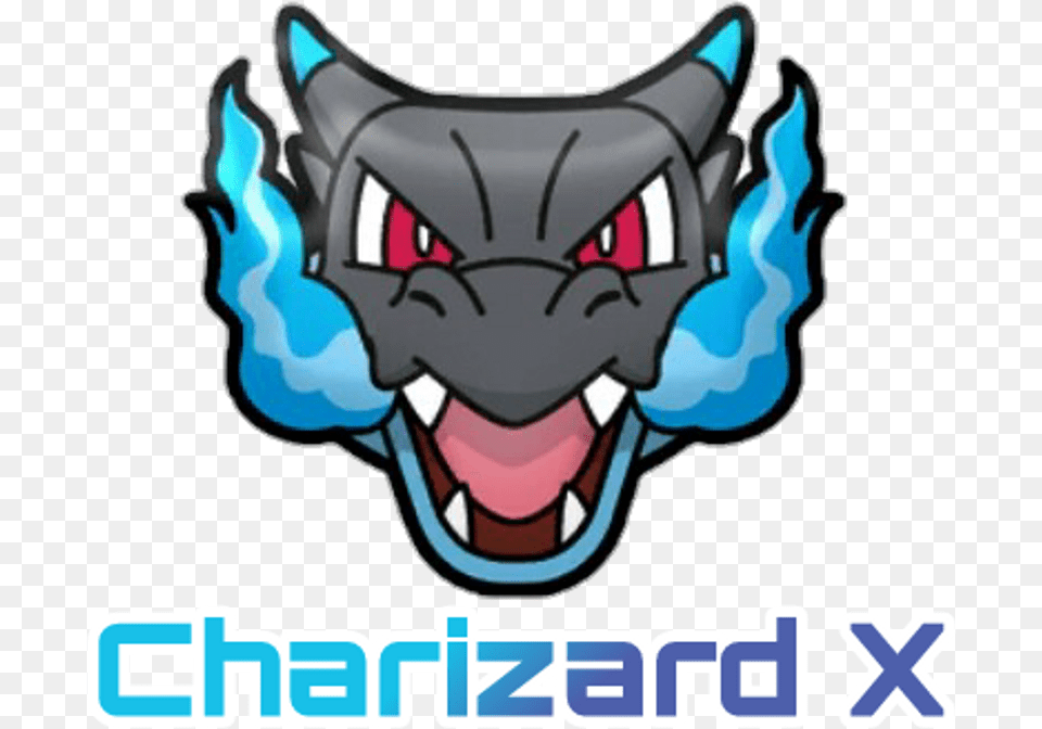 Mega Charizard X Shuffle Clipart Full Size Clipart Pokemon Shuffle Charizard, Logo, Animal, Canine, Dog Png Image