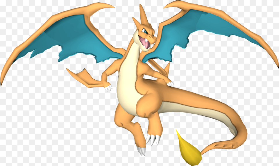 Mega Charizard Y 3d, Animal, Kangaroo, Mammal, Fish Free Transparent Png