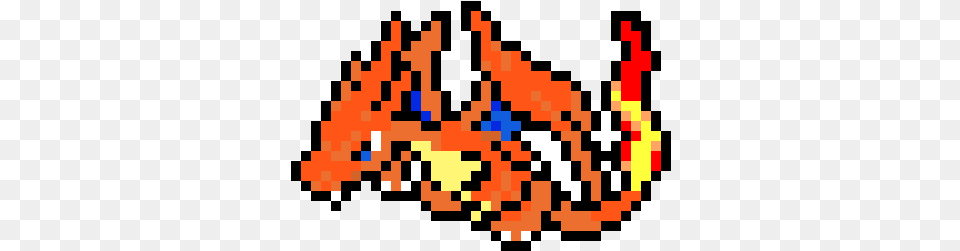 Mega Charizard Y Mega Charizard Y Pixel Art, Qr Code Png Image