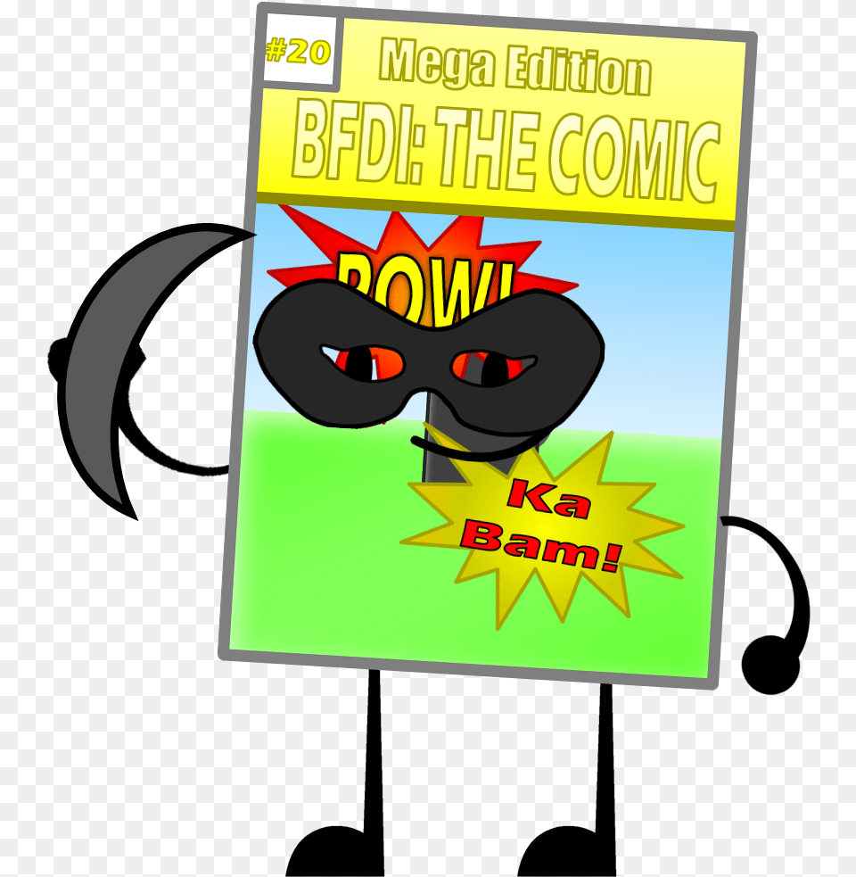 Mega Comic Book By Supercdworld D7vn5ld Object Mega Evolution Bfdi, Advertisement, Poster, Publication, Comics Free Transparent Png