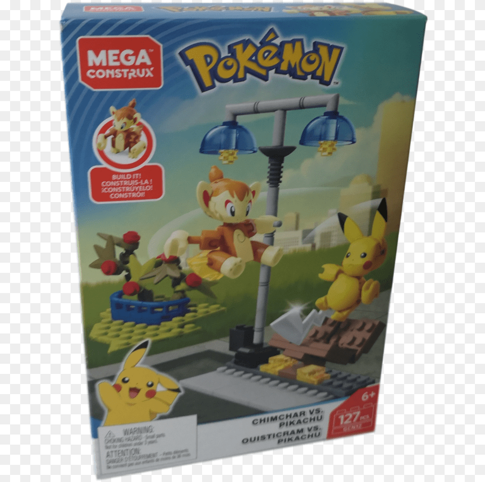 Mega Construx Pokemon Chimchar Vs Pikachu, Toy Free Png