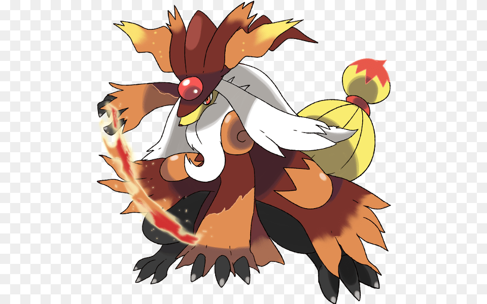 Mega Delphox By Hallowdew Pokemon Delphox Mega Evolution, Person, Head, Electronics, Hardware Free Transparent Png