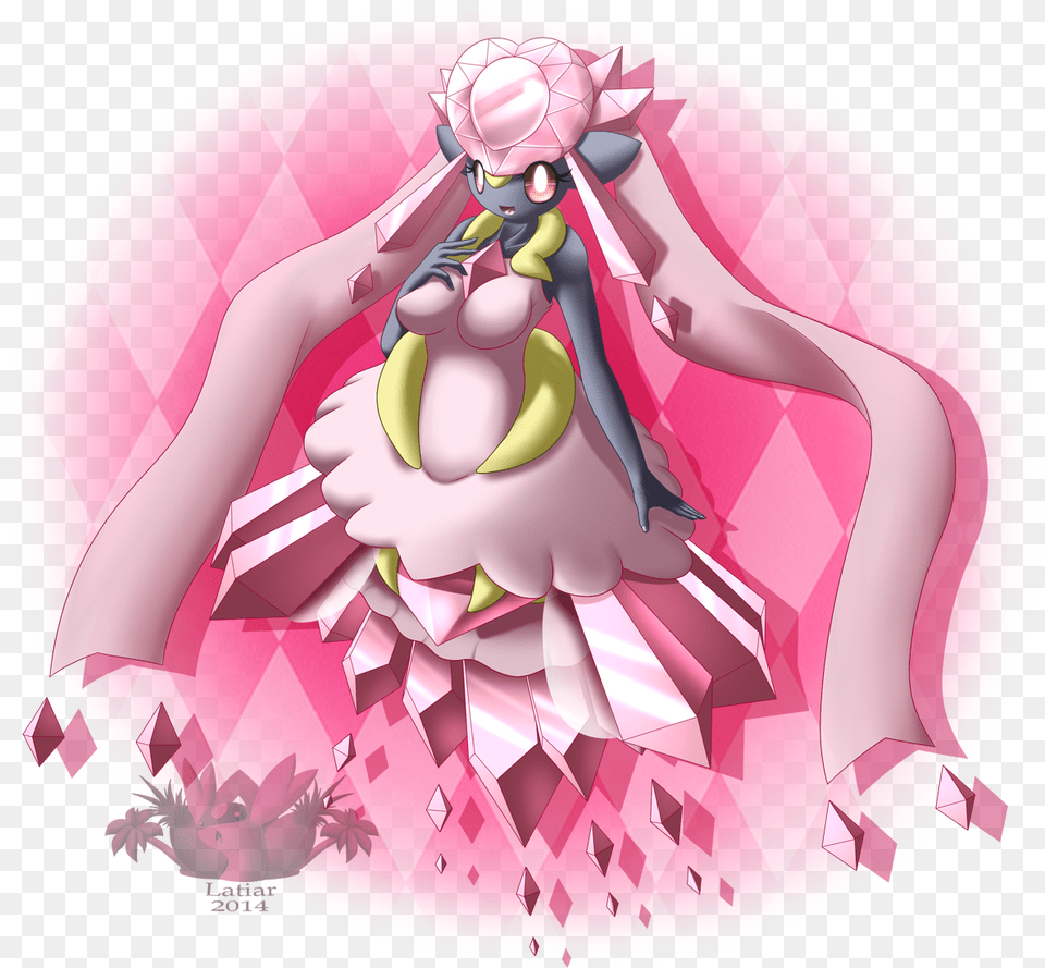 Mega Diancie, Art, Book, Comics, Graphics Png Image