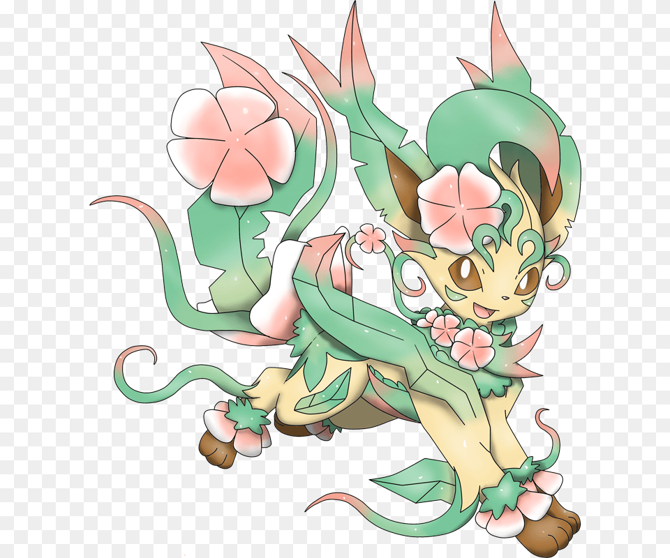 Mega Evolution Mega Leafeon, Book, Comics, Publication, Face Png Image