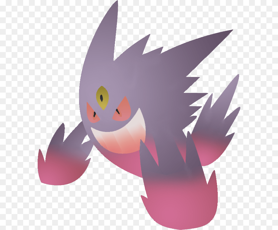 Mega Gengar Slidin Pokemon Character Mega Gengar, Art, Graphics Png Image