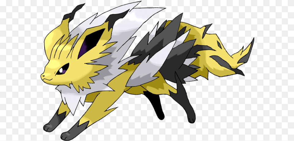 Mega Jolteon Electric Steel Pokemon Mega Jolteon, Baby, Person, Dragon Png Image