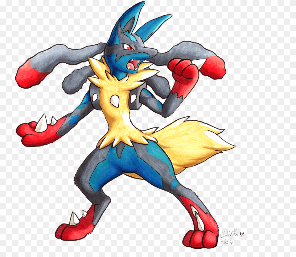 Mega Lucario In Copic Imagenes De Mega Lucario De Pokemon, Baby, Person Png