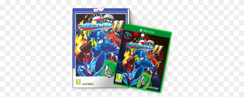 Mega Man 11 Collectoru0027s Edition Xbox One Pixu0027n Love Publishing Mega Man Game Collection Xbox One, Book, Comics, Publication, Baby Png Image