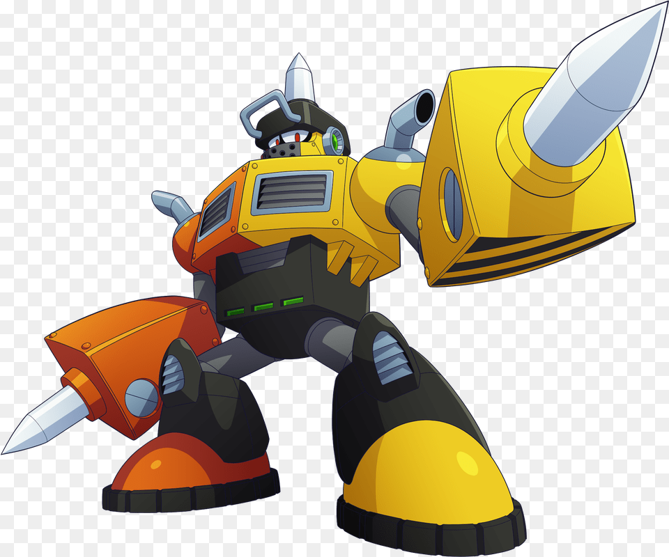 Mega Man 11 Impact Man Render, Animal, Apidae, Bee, Bumblebee Free Transparent Png