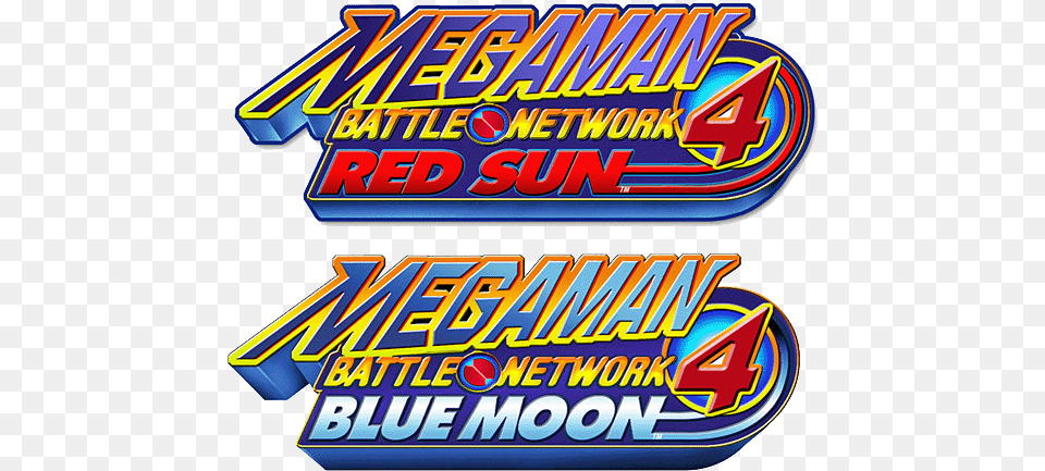 Mega Man Battle Network 4 Video Game Jrpg Action Rpg Megaman Battle Network 4 Logo, Food, Ketchup Free Png