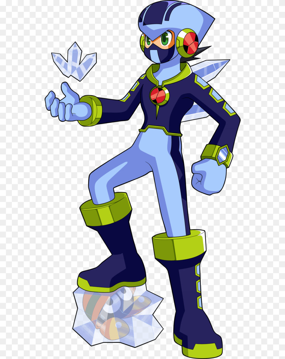 Mega Man Bn Chrono X S Freeze X Me M E N T O By Justedesserts D51r7iv Megaman Battle Network Freeze Man, Baby, Person, Book, Comics Free Png