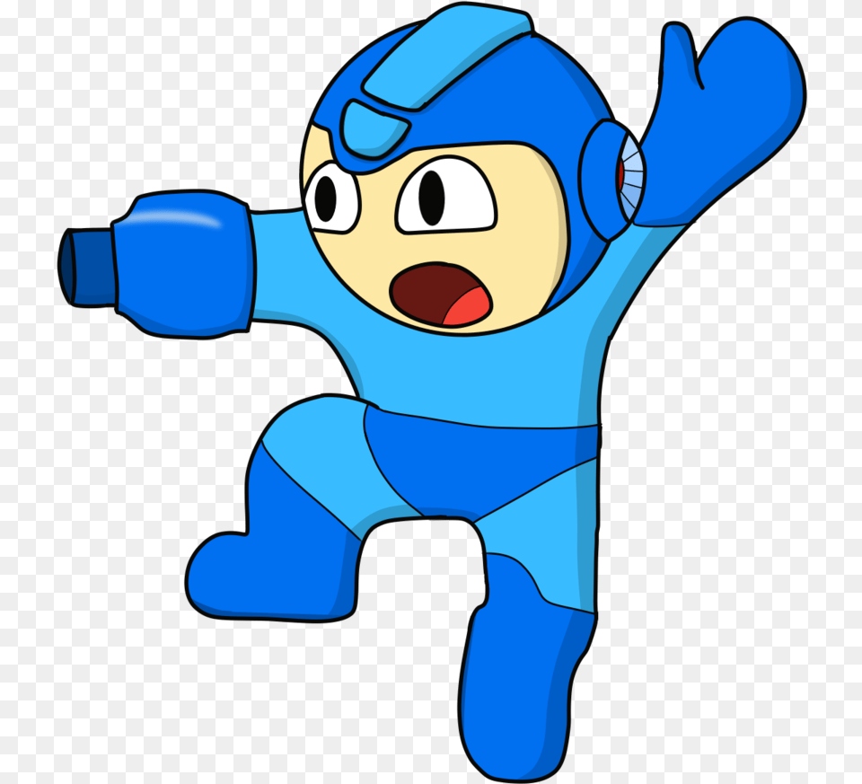 Mega Man Jumpingshooting Remake Megaman Jumping And Shooting, Animal, Bear, Mammal, Wildlife Free Transparent Png