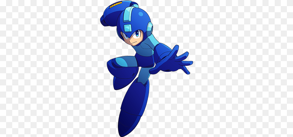 Mega Man Jumps Into Battle Once Again Mega Man, Baby, Person, Face, Head Free Png
