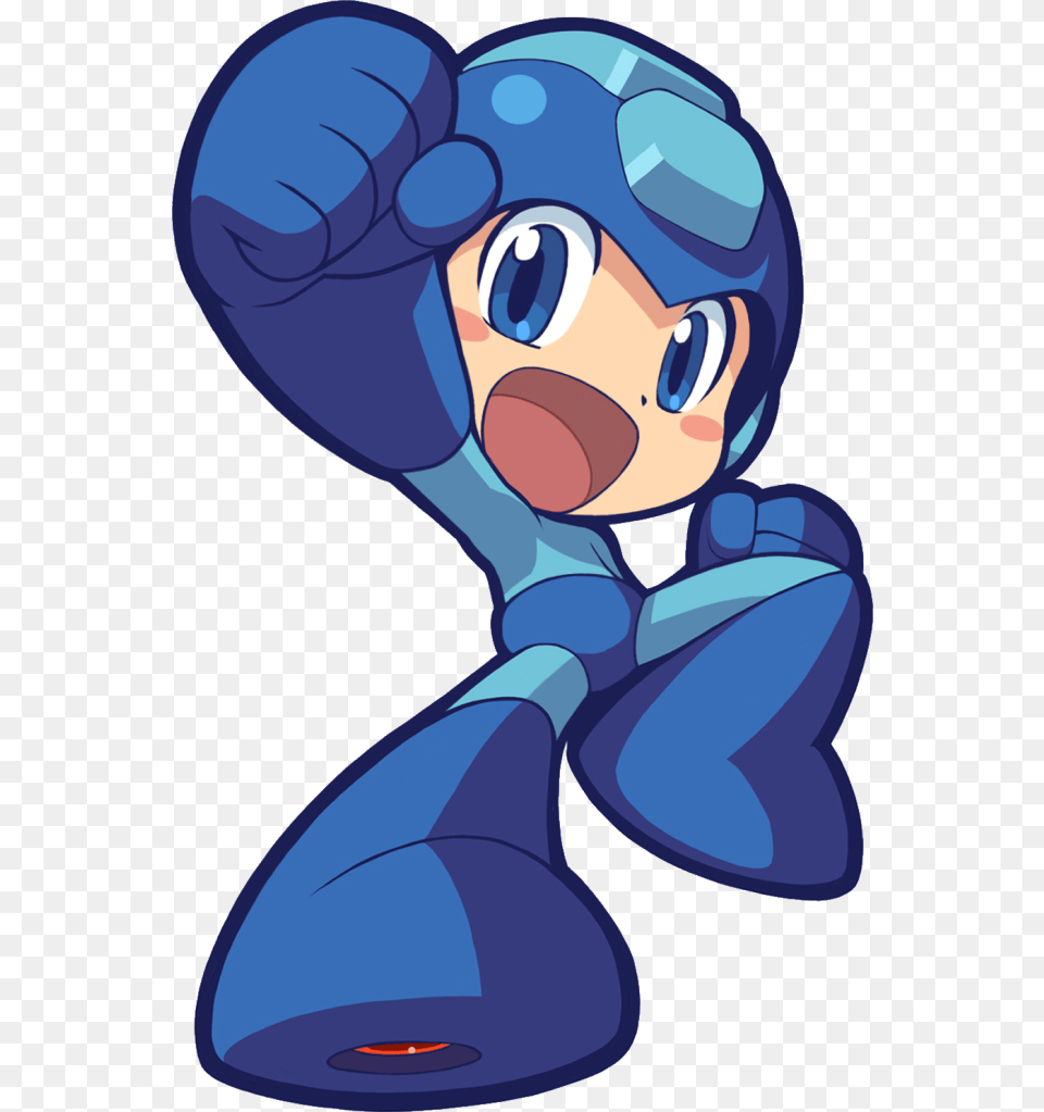 Mega Man Powered Up, Accessories, Formal Wear, Tie, Face Free Png