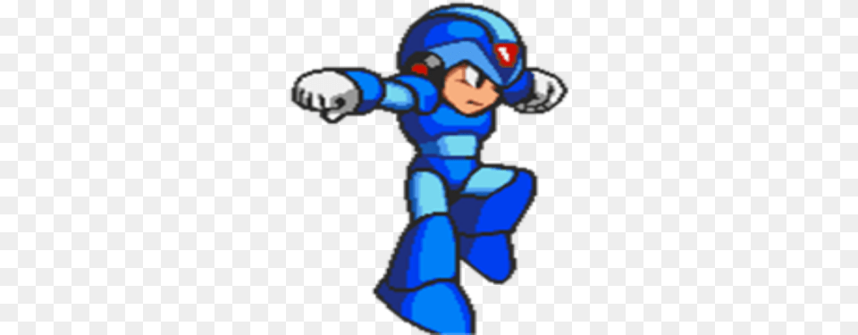 Mega Man X Roblox Sprite Jump Fictional Character, Baby, Person, Face, Head Free Png Download