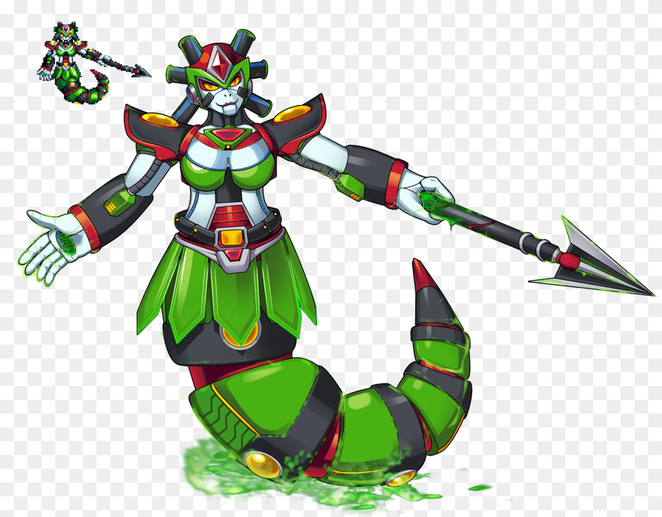 Mega Man X Unit Corrosive Nagaxid Just Like The Other, Art, Graphics, Person Free Transparent Png