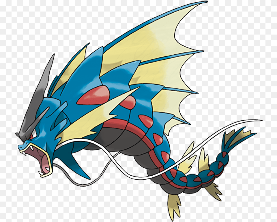 Mega Mega Gyarados, Dragon, Animal, Fish, Sea Life Free Transparent Png