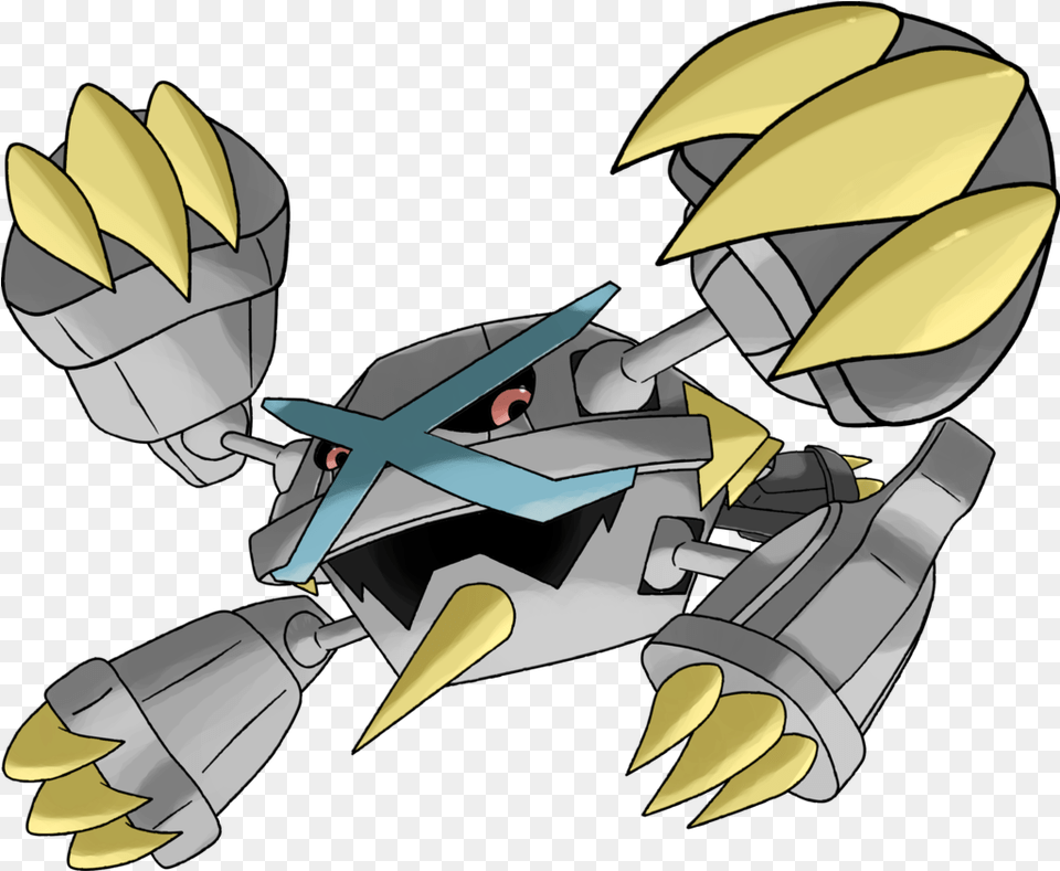 Mega Metagross Image With Pokemon Mega Evolution Charizard, Electronics, Hardware, Claw, Hook Free Png Download