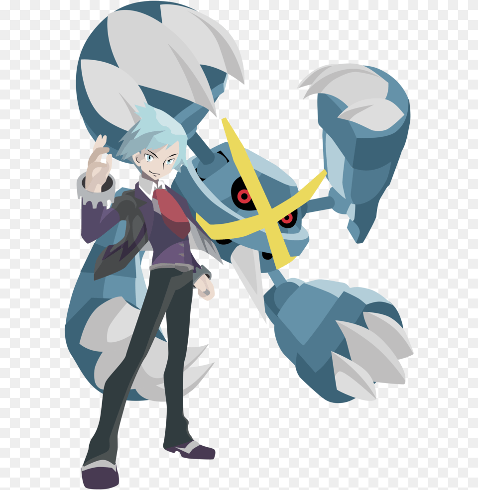 Mega Metagross Steven Stone Steven Stone Pokemon Hd, Book, Comics, Publication, Baby Png Image