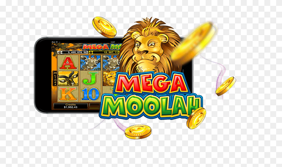 Mega Moolah Welcome Mega Moolah Slot, Gambling, Game, Animal, Bear Free Png