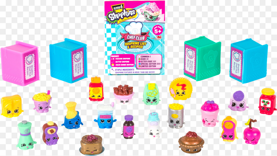 Mega Pack Oop Shopkins Chef Club Mega Pack, Toy, Bottle, Cosmetics, Cream Free Transparent Png