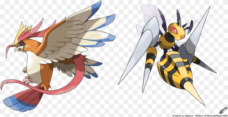 Mega Pidgeot Mega Beedrill By Tomycase Mega Pidgeot, Animal, Wasp, Invertebrate, Insect Free Transparent Png