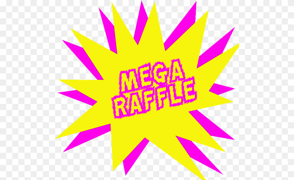 Mega Raffle, Sticker, Logo Free Png