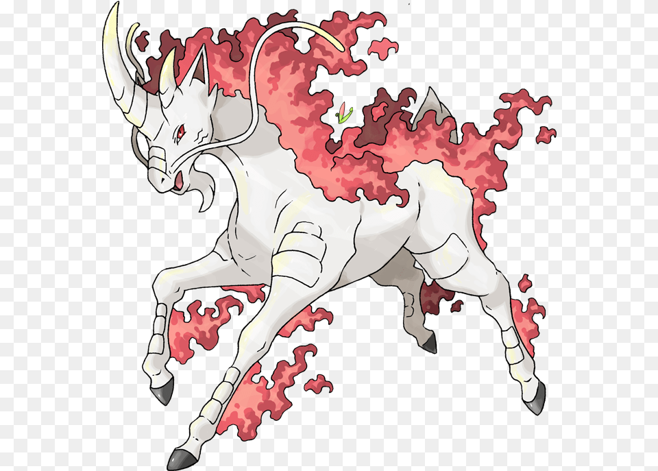 Mega Rapidash Pokemon Mega Fan Made, Art, Baby, Person, Graphics Png