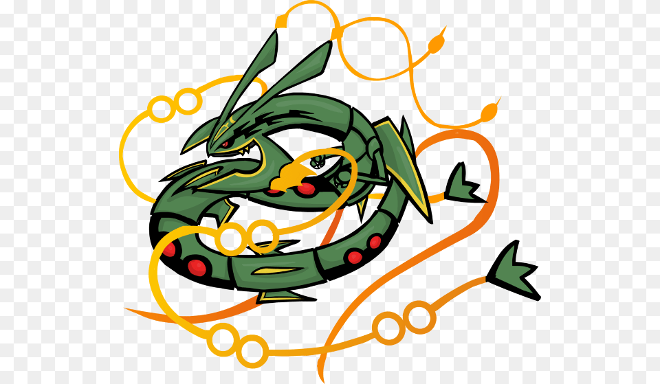 Mega Rayquaza Fan Art Gallery, Dragon, Pattern, Tool, Plant Free Transparent Png