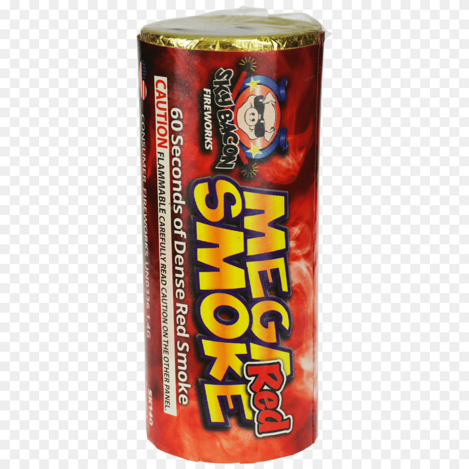 Mega Red Smoke Sky Bacon Fireworks Spirit Of 76, Tin, Can Free Png