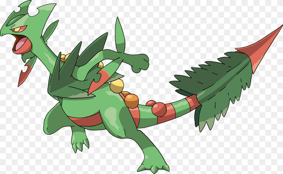 Mega Sceptile, Baby, Dragon, Person Png Image